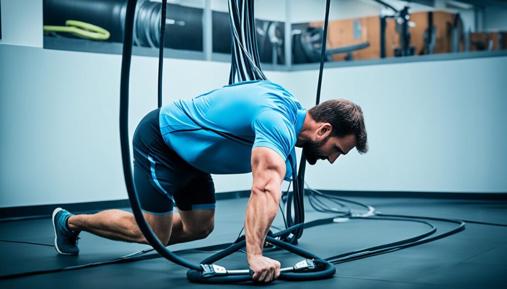 Romanian Deadlifts with cables